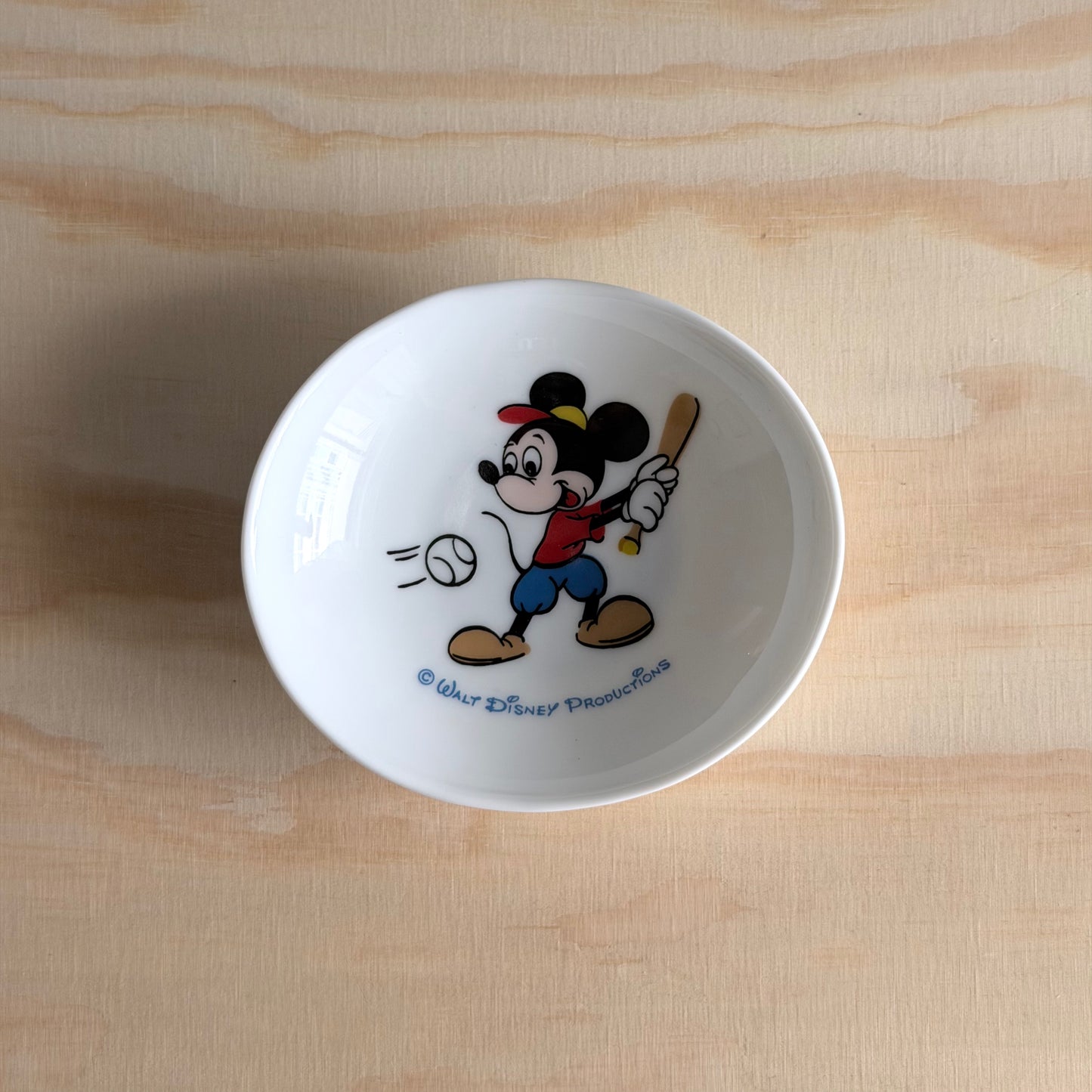 【ディズニー】楕円小皿 ミッキーマウス〈復刻アート1963〉