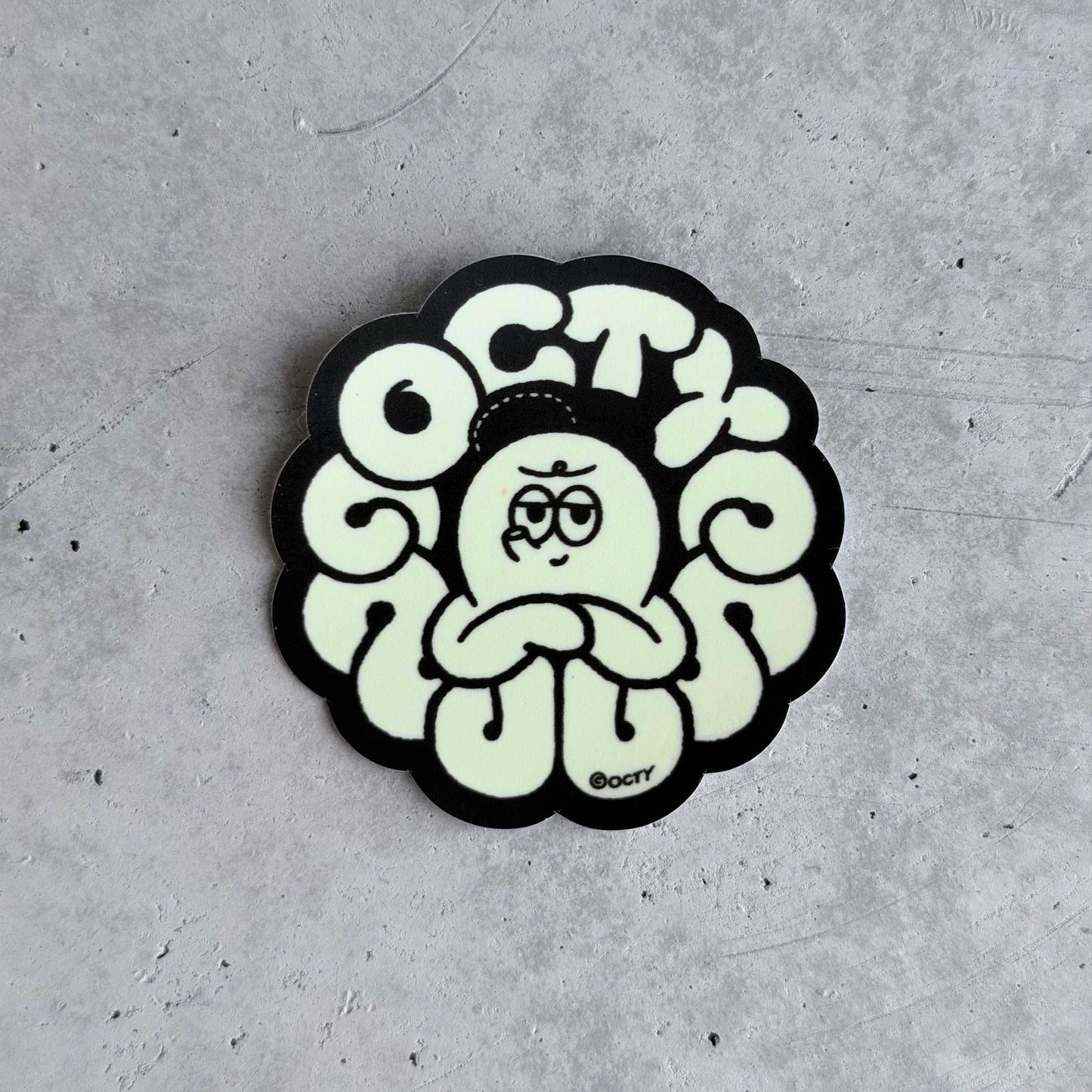OCTY GLOW STICKER